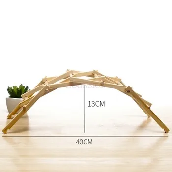 Znanost in tehnologija manjših proizvodnih Bili most materiala paket arch bridge model DIY znanstveni eksperiment, priročnik za pare