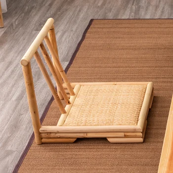 Japonski Zen nizek stol, bambusa rattan gospodinjstev nizka blatu, balkon s armrest, sedež za pitje čaja, naslonjalo stola
