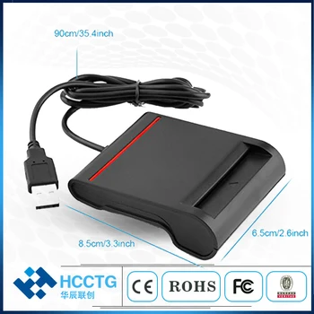 HCCTG ISO 7816 Razred A, B, C, Z USB2.0 Vmesnik Tajska ID Smart Card Reader DCR30