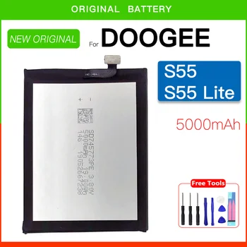 Originalne Nadomestne Baterije 5000mAh S55 Telefon Baterija Za Doogee S55 lite Visoko Kakovostne baterije za ponovno Polnjenje+Številko za Sledenje
