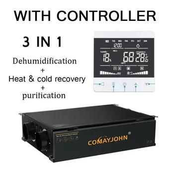 3 v 1 Dehumidification zraka Čistilec zraka filter strešnik prezračevalni sistem Temperatura vlažnost senzor tuljava toplotnega izmenjevalnika 30 L