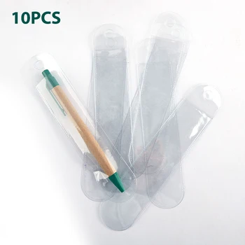10Pcs Plastika Mat Eno Univerzalna torbica Pen Pen Kritje Darilo Pero Embalaža