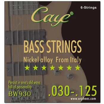CAYE BW Serije 4/5/6 Strune Bas Heksagonalna Jekleno Jedro Žice Bas Strune, Strunami Instrument, Zamenjava Opreme