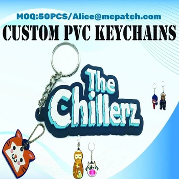 Po meri, PVC Keychain Osebno Logotip Mehko 2D 3D Gume Keyrings Za Počitnice Darilo po Meri Soild Silikonski Keychains S 50 Kosov