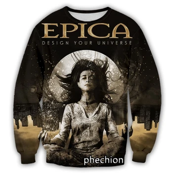 phechion Nove Moške/Ženske 3D Tiskanja Epica Športna Majica Fashion Ulične Moških Svoboden Športne Majica D19