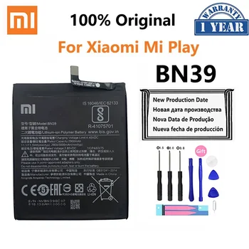 Xiao Mi 100% Original Baterija BN39 Za Xiaomi Igrajo MiPlay Mi Igrajo 3000mAh z Visoko Zmogljivostjo za ponovno Polnjenje Telefona Batteria Akku