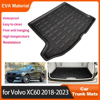 Za Volvo XC60 60 2 2022 2023 2021 do leta 2020 2019 2018 MK2 Avto Zadaj Prtljažnik Mat Nepremočljiva Zaščitna Anti-Slip za Shranjevanje Pad Dodatki