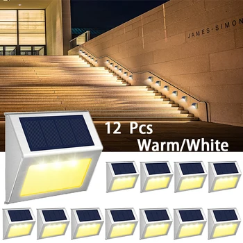 Zunanja LED svetilka Sončne 3LED Nepremočljiva Dvorišče Steno Svetlobe Se Uporabljajo za Vrata Število/Ograje/ Sončna Stopnice Svetlobe Dekorativna Luč