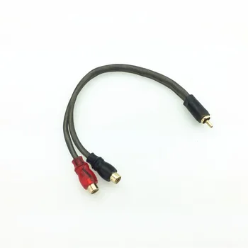STARPAD Car audio in avdio kabel en-dva vrstico za vrstico povezave ali subwoofer line povezavo za avto ojačevalec 2pcs