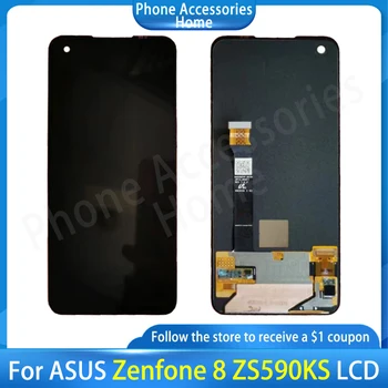 Original Za Zenfone 8 LCD-Zaslon, Zaslon na Dotik, Računalnike Skupščine Zamenjava Za ASUS ZS590KS, ZS590KS-2A007EU,I006D LCD