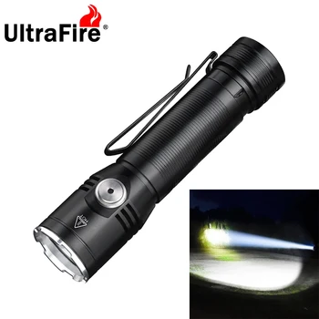 UltraFire SP67 2050LM Mini EOS LED Svetilka Tipa c za Polnjenje Prenosnih Sili Baklo Kamp Svetilka z Indikator Napajanja