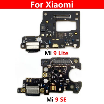 100% Prvotne Polnilnik USB Polnjenje Vrata Flex Kabel Priključek Dock Odbor Mikrofon Za Xiaomi Mi 9 / Mi 9 Lite / Mi 9 se Deli