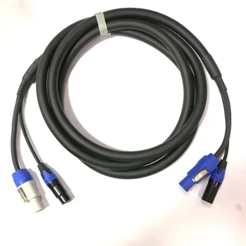 2/ 3 Metrov Dolžine Kombinacija Powercon Plug DMX Kabel za Vklop Razsvetljave Kombinacija Line Pribor Za Fazo Poroko DJ Disco