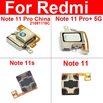 Slušalka Zvočnik Flex Kabel Za Xiaomi Redmi Opomba 11 4G 5G 11 Pro Plus Opomba 11S Opomba 11 Pro 21091116C Slušalke Sprejemnik Modul