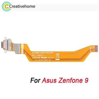 Polnjenje Vrata Flex Kabel Za Asus Zenfone 9 AI2202-1A006EU USB Polnjenje Dock Popravila Zamenjava