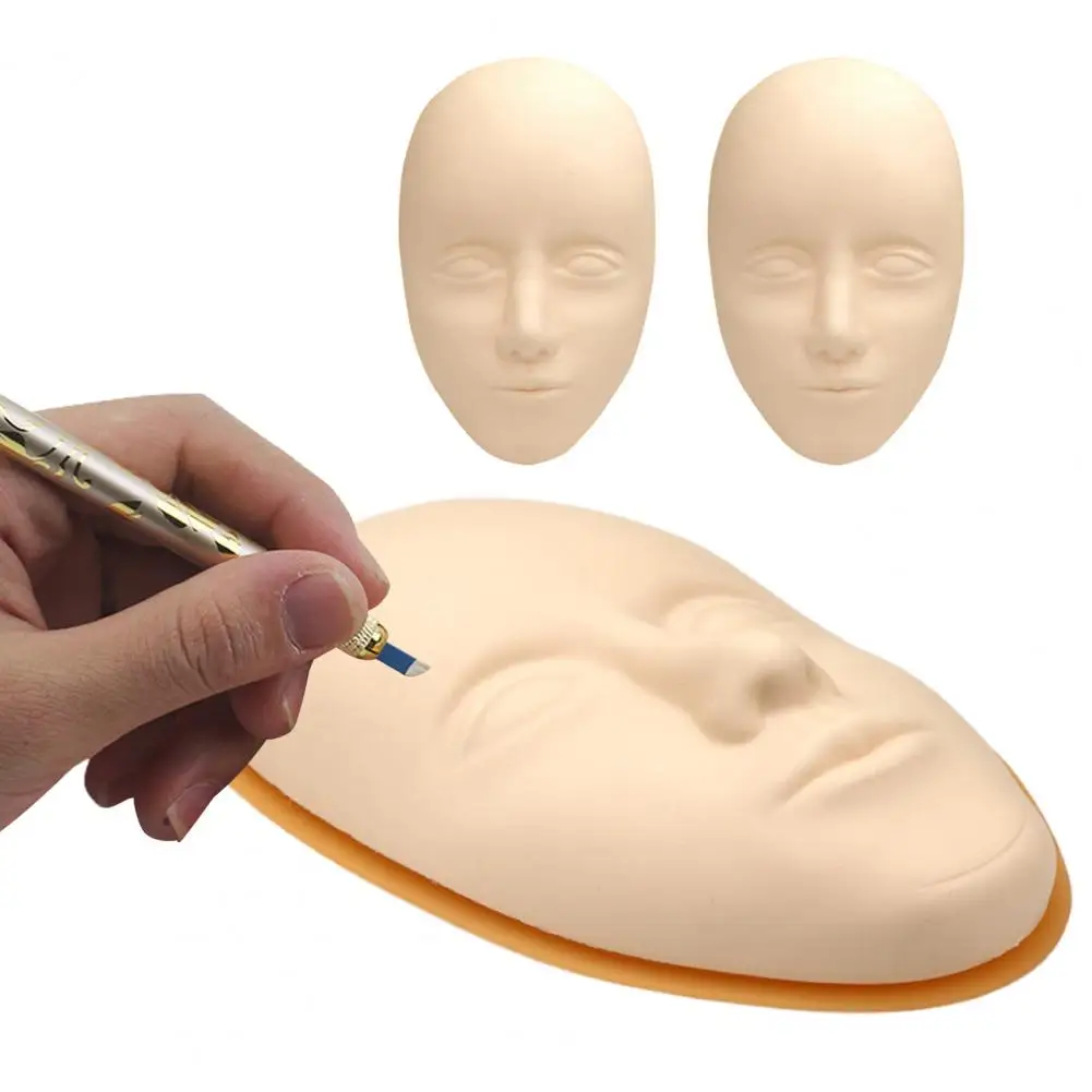 Praktično Praksa Kože Base Non-slip Opravljati Realistično 3D Tatoo Usposabljanje Umetno Obraz Kože Base
